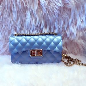 Mini jelly bag brand new blue color